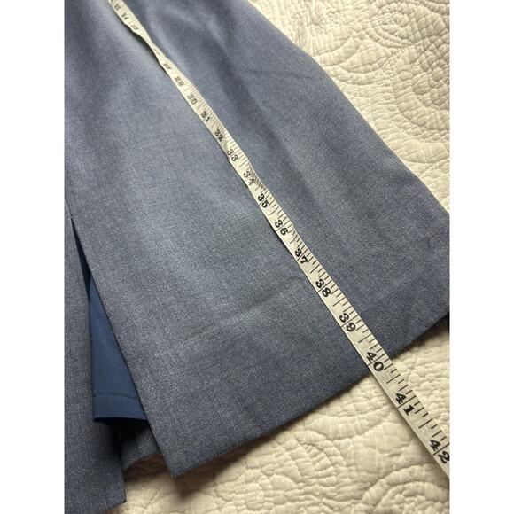 NEW Ann Taylor Sheath Dress Womens Sz 0 Blue Wool Blend Knee-Length Work Career - Picture 5 of 5